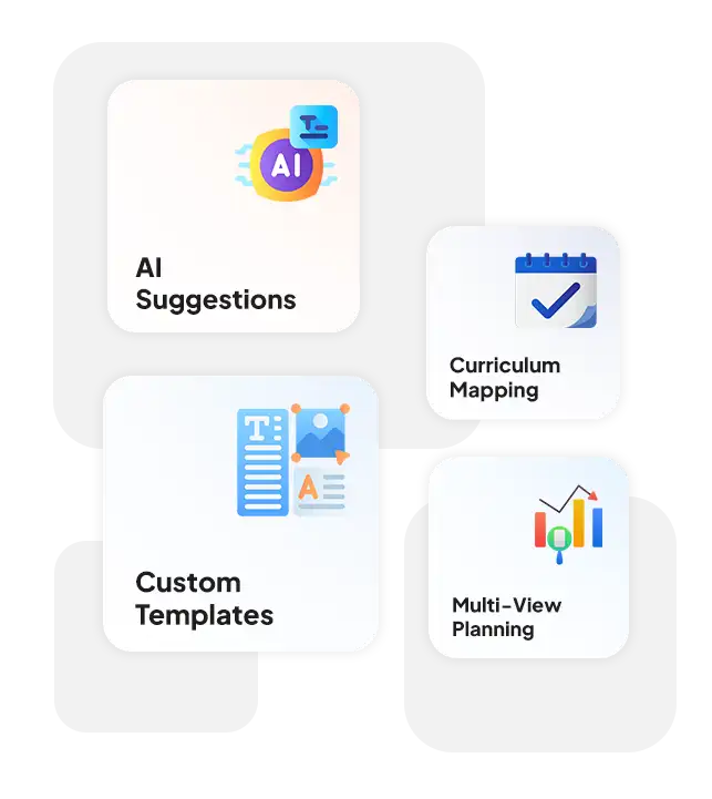 Features Of Class On App School Lesson Planner System